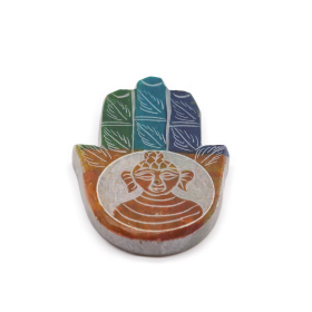 4x Stojan na Vonné Tyčinky Hamsa 9x6cm - Budha