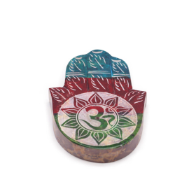 4x Stojan na Vonné Tyčinky Hamsa 9x6cm -ÓM