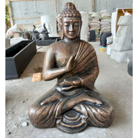 Veľký Budha v Starožitnej Zlatej Meditačnej Stupe, 1,5 m