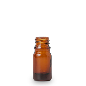 255x 5ml Jantárová Fľaška