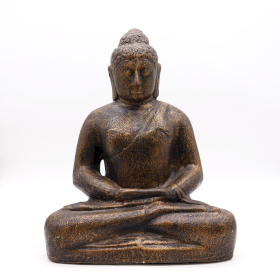 Stredný Budha Klasický Antická Zlatá - 0.5m