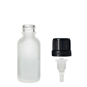 160x 10ml Fľaška z Matného Bieleho Skla s Kvapkacím Uzáverom