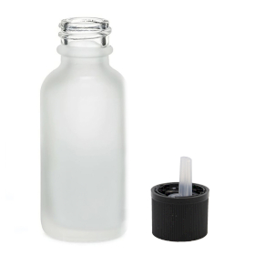 168x 100ml Fľaška z Matného Bieleho Skla s Uzáverom s Detskou Poistkou