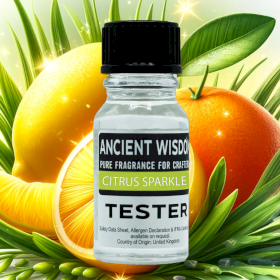10ml Tester Vonného Olej - Citrusové Trblietky