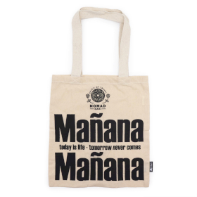 10x Ikonická Základná Taška – Mañana Mañana – (40x36cm) – Prírodná 4oz