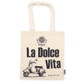 10x Ikonická Základná Taška - La Dolce Vita - (40x36cm) - Prírodná 113 g