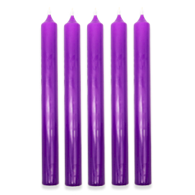 100x Stolová Sviečka - Fialová