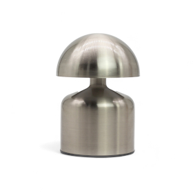 Dotyková Lampa – Kupola Huba Strieborná – USB-C – Nabíjateľná (400 W)