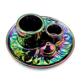 Stojan na Palo Santo a Vydymovadlá - Mandala - Metalická Dúha
