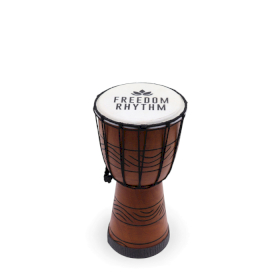 Malý Profesionálny Djembe Bubon – Vysoký Tón – Malý 30 cm (15 cm priemer)