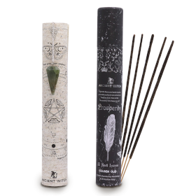 4x Kadidlo na Staroveké Čarodejnícke Kúzla - Prosperita - Aventurínové Kyvadlo
