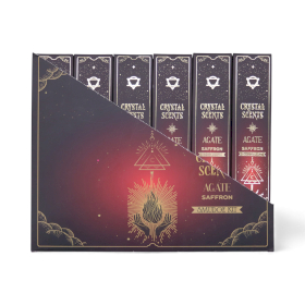 12x Vonné Tyčinky s Červeným Achátom - Šafrán