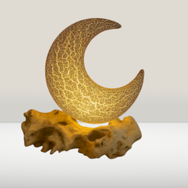 Tienidlo Drift Glow Popraskaný Polmesiac -Sivé