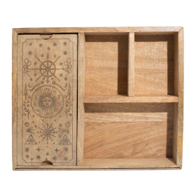 Štvordielna Tarotová Krabička so Stojanom na Karty