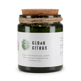 Sójová Sviečka Woodwick - Céder a Citrusy