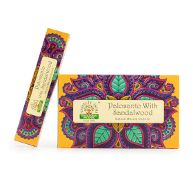 12x Vonné Tyčinky Namaste Mandala Masala - Palo Santo a Santalovým Drevo