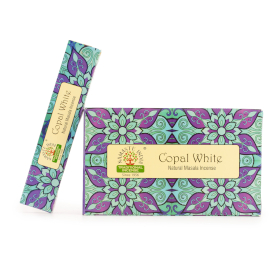 12x Vonné Tyčinky Namaste Mandala Masala - Biely Kopál