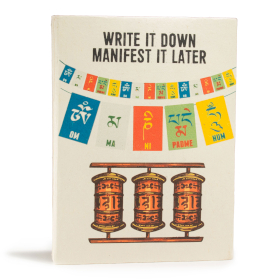 Veľký Inšpiračný Zápisník z Lokta Papiera (21 × 15 cm) – 45 Listov – „Zapíš si to“ – Vrátane Záložky