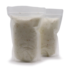 3x Vrecká Mentolových Aromaterapeutických Solí do Kúpeľa s Epsomskou Soľou – Relaxácia od Hlavy až po Päty, 800 g - Bez Etikety