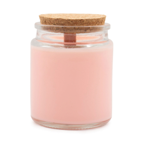 6x Sójová Sviečka s Dreveným Knôtom bez Etikety - Jazmínová Lúka