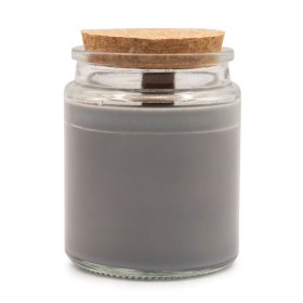 6x Sójová Sviečka s Dreveným Knôtom bez Etikety - Popol a Dym z Dreva