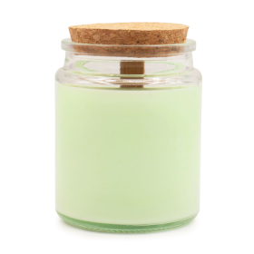 6x Sójová Sviečka s Dreveným Knôtom bez Etikety - Súmračná Liana