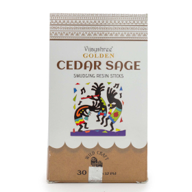 12x 30g Golden Živicové Vonné Tyčinky - Céder (6s)