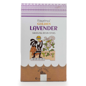 12x 30g Golden Živicové Vonné Tyčinky - Levanduľa (6s)