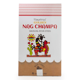 12x 30g Golden Živicové Vonné Tyčinky - Nag Champa (6s)