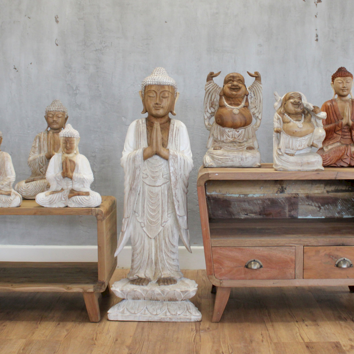 Ručne Vyrezávané Sochy Budhov