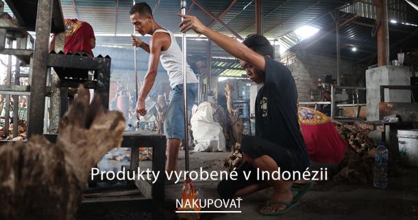 Darčekový tovar vyrobený v Indonézii.